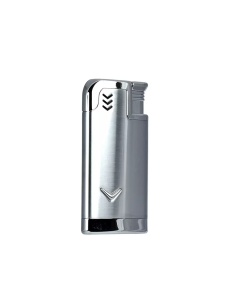 Brichetă metalică Ronson , sistem piezoelectric, culoare argintie