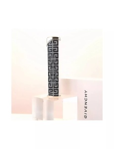  Bricheta metalica Givenchy 3608 alba cu model geometric negru, aprindere piezo