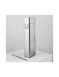 Bricheta Givenchy premium, metalica, crom satinat, aprindere cu piatra, unisex