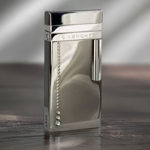Brichetă de lux Givenchy 6000, finisaj gun metal oglindă, cu cristale Swarovski