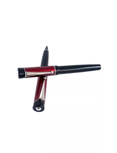 Set pix și roller Pierre Cardin bordeaux satinat și negru, pe fond alb