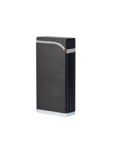 Brichetă Sarome SRM 105 B, vedere frontala cu usor profil, sistem piezoelectric, metalica, de culoare negru satinat
