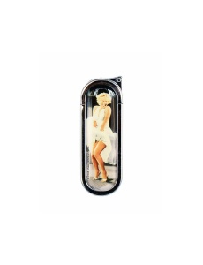 Set cadou Champ Marilyn Monroe, bricheta piezoelectrica ce face parte din set, reincarcabila cu fgaz si imaginea actritei pe o parte