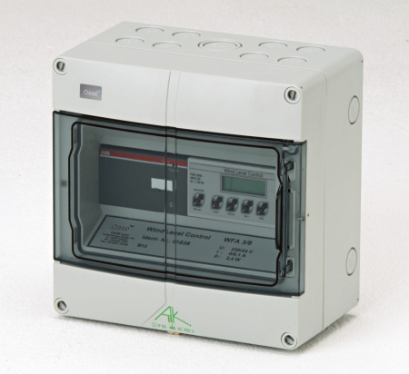 Wind-Dependent fountain control and Anemometer
