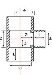 Reduced PVC-UH thread with internal thread - Img 2