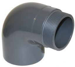 Elbow PVC-UH 90 ° PRO-FIT with external thread