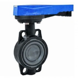 PVC-UH butterfly valve without flange