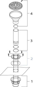 Sports pipe for overflow 100/500 T - Img 2