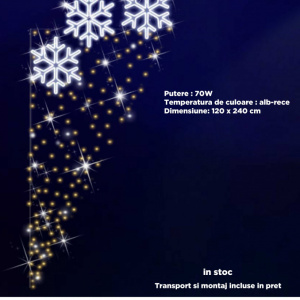 Decorative lights for 2D pole