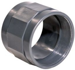 PVC-UH plug with internal thread