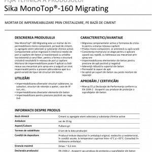 SikaMonoTop 160 Migrating - Img 2