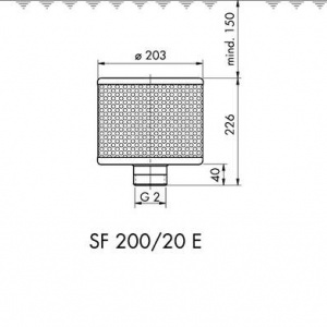 Sorb filtrant 200/100/15 E - Img 2