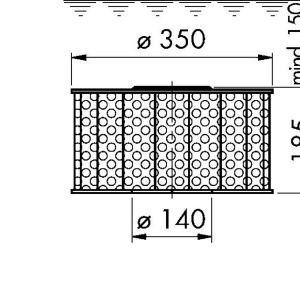 Sorb filter 350/185/80 / 100E - Img 2