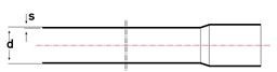 Transparent pipe with 3 meters PVC-U PN 1 plug - Img 2