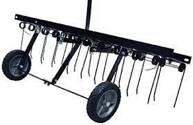 ATV grabulja/drljača za travu 100 cm, aerator na točkovima