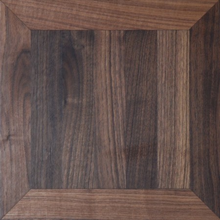Solid panel pattern Rom from Walnut, natur