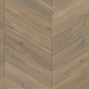 Chevron parquet oak Storm Sheffield 130/15mm wax-oil
