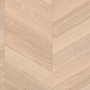 Engineered Chevron oak Coral Oxford wax-oil