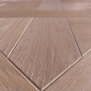 Engineered Bordeaux panel - oak oiled white beveled