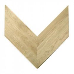 Chevron Solid Wood Oak natural - Unfinished Stamford