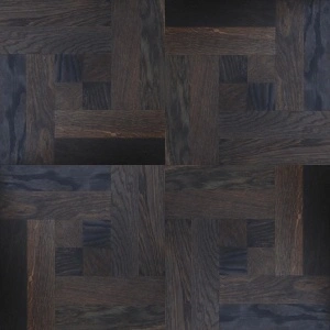 Solid Paris parquet panel oak smoked