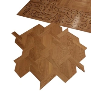 Mansion Wave oak flooring engineered bath