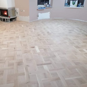 Classic Basket Weave oak flooring rustic unfonished
