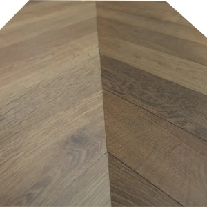 chevron massive oak smoked natural - 4V raw Worcester 