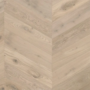 Chevron parquet oak Foam Exeter hardwax-oil