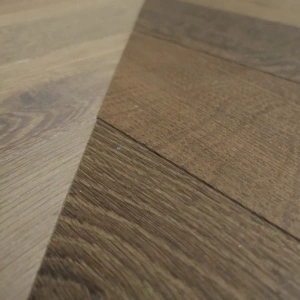 chevron massive oak smoked natural - 4V raw Worcester 