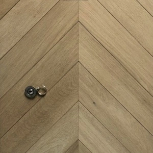 chevron 2layer oak natural raw london
