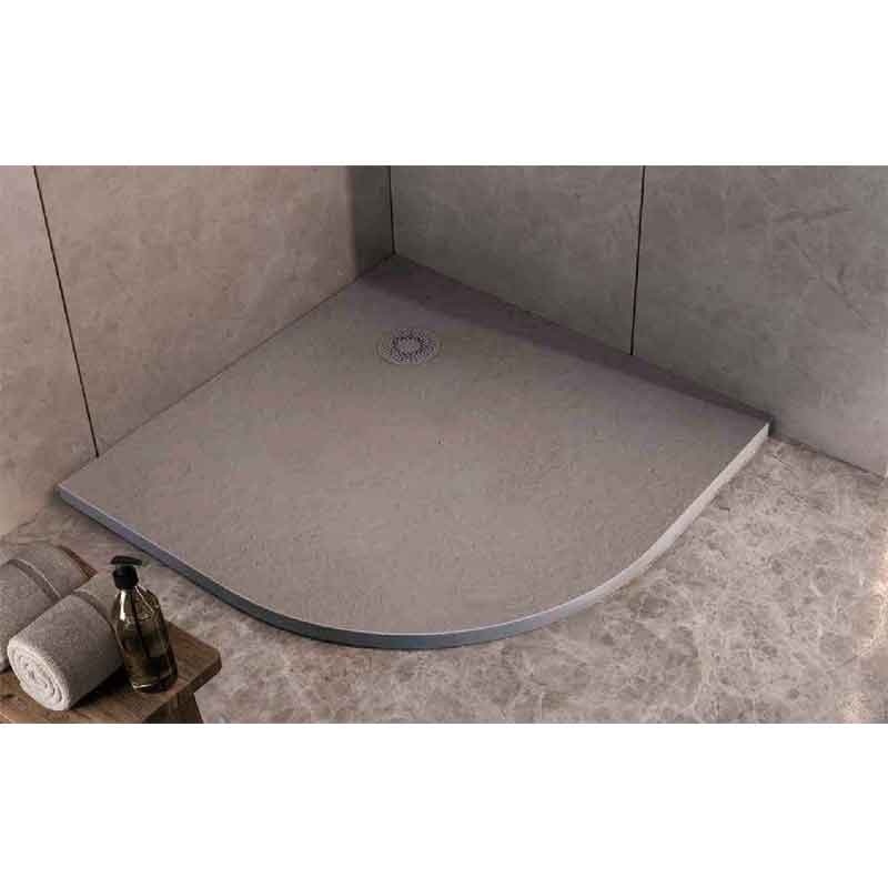 Cadiță de duș Kolpasan, Hopp R, semirotundă, 100x100 cm, manhattan - 1 | YEO