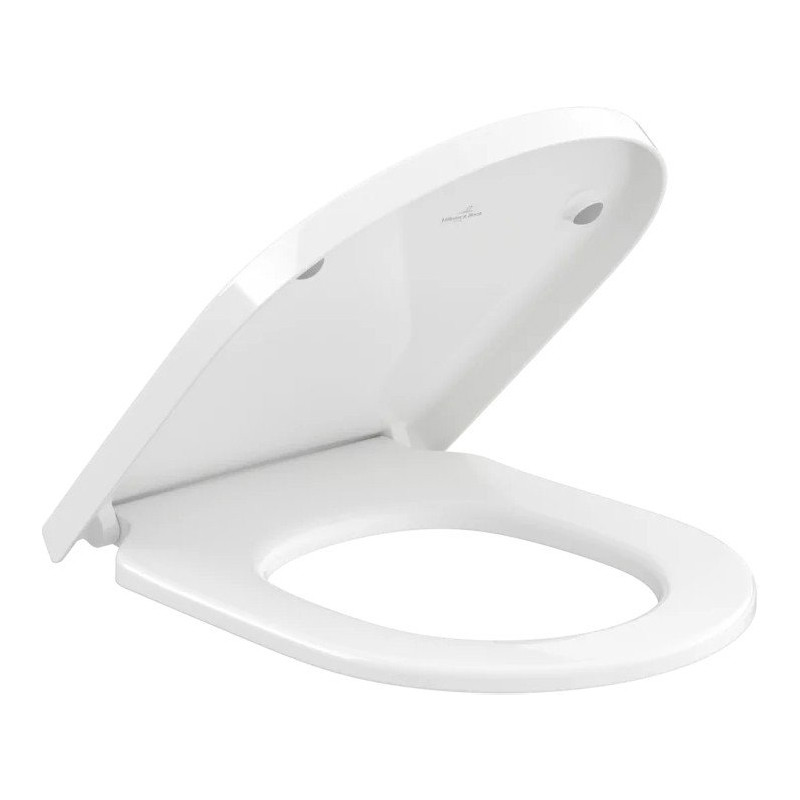 Capac WC, Villeroy & Boch, Subway 3.0, cu soft close și quick release, alb, 8M42S101