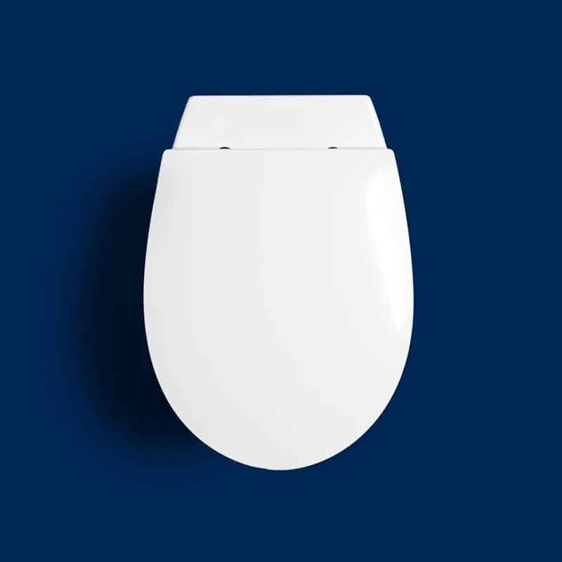 Capac vas WC suspendat Hatria, Planeta, soft close, quick release, alb - 1 | YEO