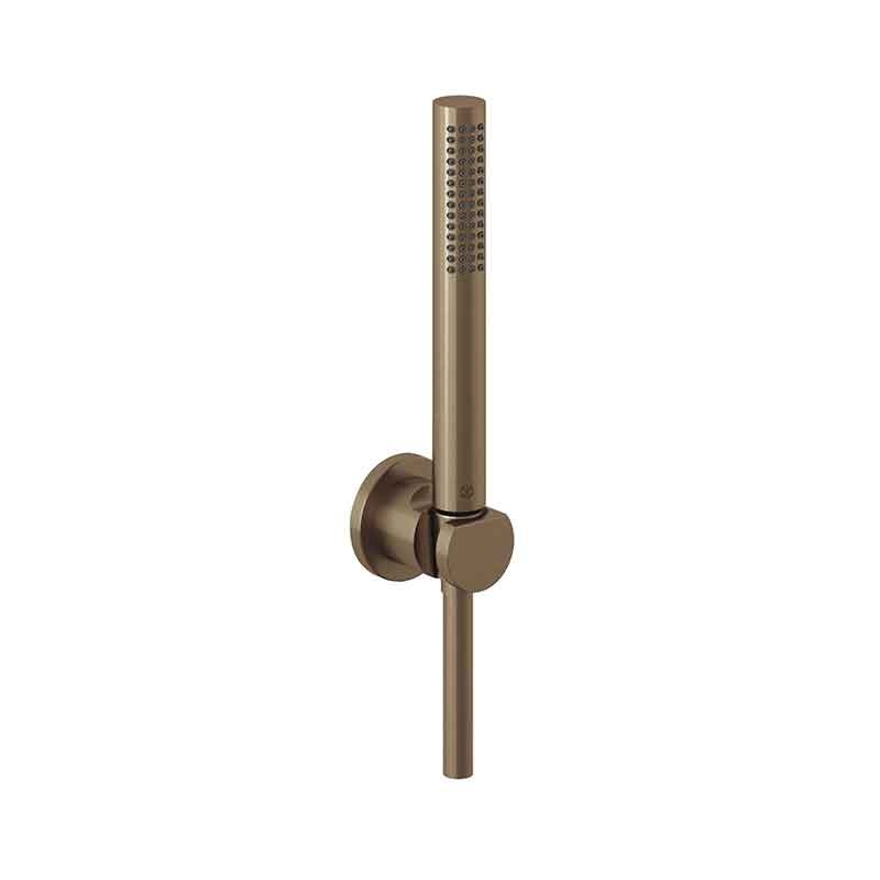 Set dus Kludi, Nova Fonte, cu pară de duș, suport și furtun 125 cm, brushed bronz