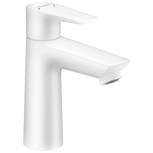 Baterie lavoar cu ventil click clack, Hansgrohe, Talis E 110, alb mat_19