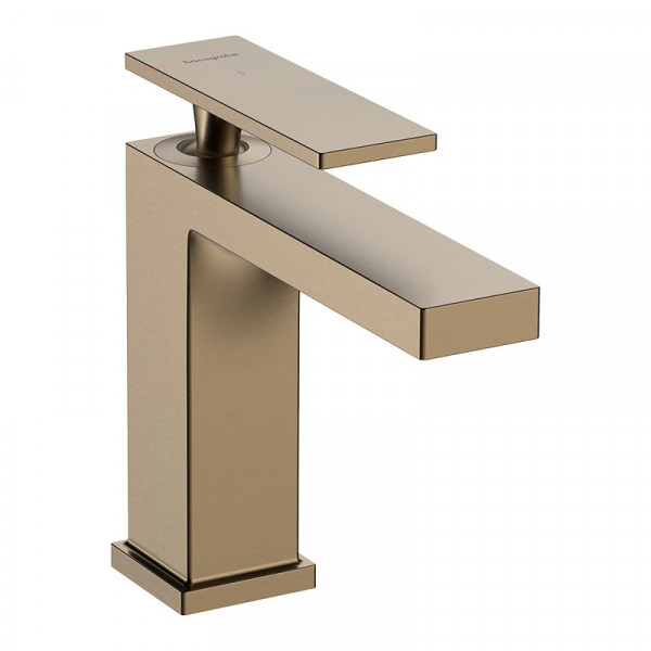 Baterie lavoar, Hansgrohe, Tecturis E 110, CoolStart, Ecosmart+, cu ventil, bronz periat, 73014140_8