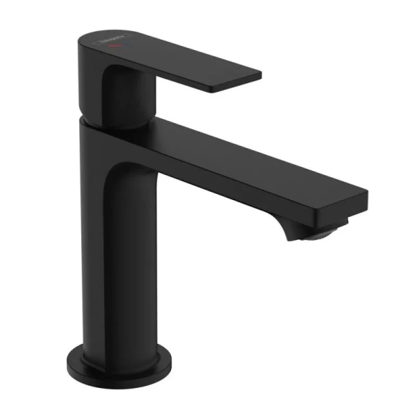 Baterie pentru lavoar Hansgrohe, Rebris E 100, fără ventil, CoolStart, negru mat_10