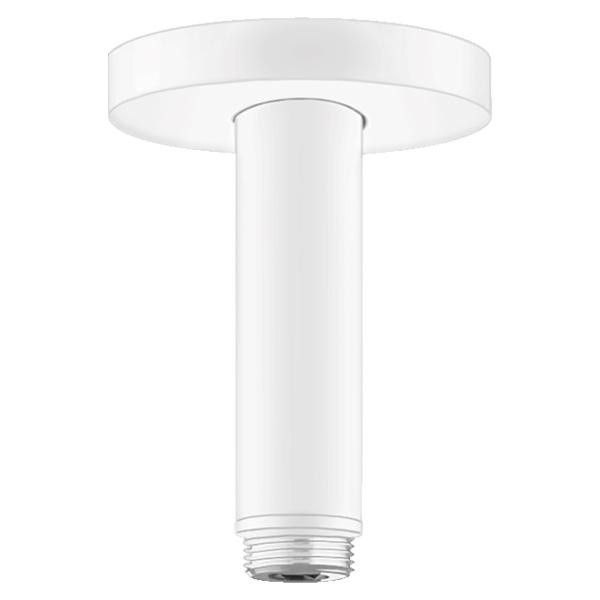 Brat de dus cu montaj pe tavan Hansgrohe, 10 cm, alb mat_2