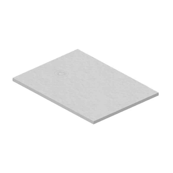 Cădiță de duș Kolpasan, Hopp, din Cast Marble, 80 x 80, alb_2
