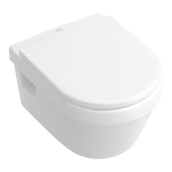 Set vas WC suspendat Villeroy & Boch, Architectura, compact, cu capac Soft Close, alb alpin_18