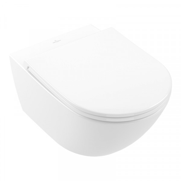 Set vas WC suspendat, Villeroy & Boch, Universo, cu capac soft close și quick release, alb_8