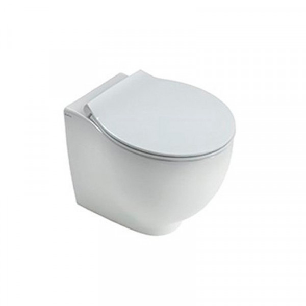 Vas WC stativ, Hatria, Le Fiabe, back-to-wall, pure rim, 36,5 cm, alb_5