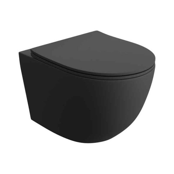 Set vas WC suspendat Spectrum, Sierra Black 3.0, Tornado Flush, cu capac soft close, quick release, negru mat_15