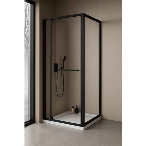 Cabina duș Kolpasan, Stellar Uni, 90 x 90 x h200, negru mat_15