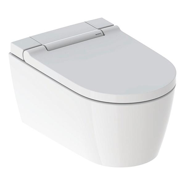 Set vas WC suspendat Geberit, AquaClean Sela, rimless, cu functie de bideu, alb alpin_3