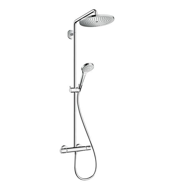 Coloana dus cu baterie si termostat Hansgrohe, Croma Select S 280, 1 jet, crom_18