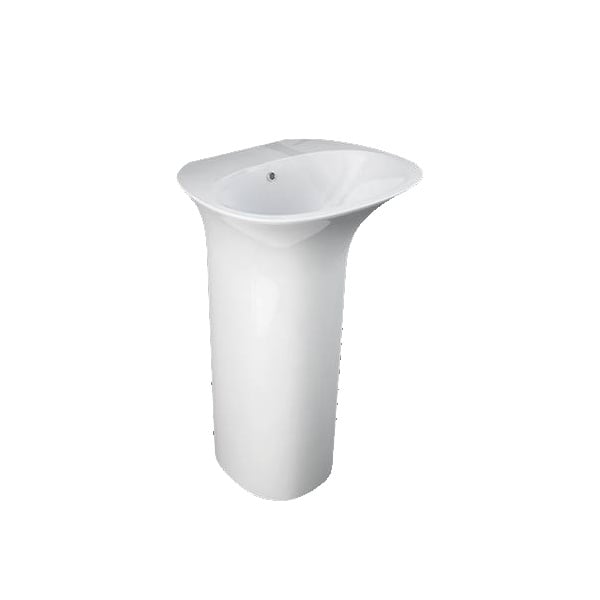 Lavoar stativ Rak, Sensation, fără orificiu pentru baterie, alb, 55 x 46 cm_12