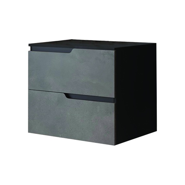 Mobilier cu blat pentru lavoar Fluminia, Bari, 60 cm, urban grey_20
