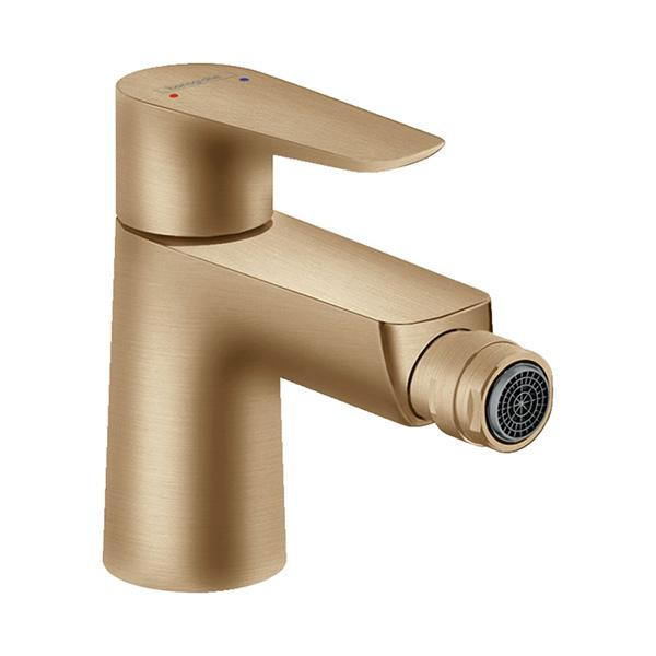 Baterie bideu cu ventil Hansgrohe, Talis E, bronz periat_19